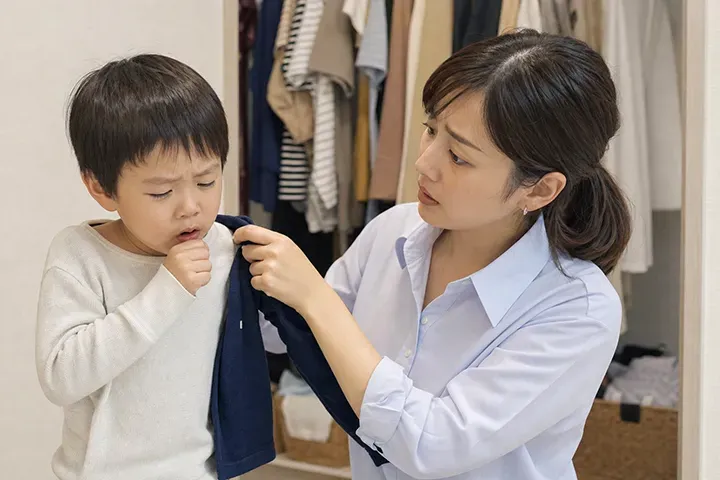 子どもが咳だけで熱なし｜保育園の登園基準と受診目安を小児科医が解説