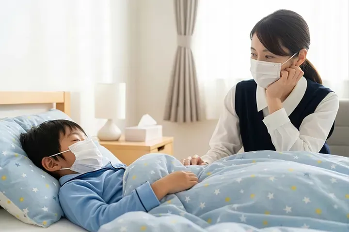 マイコプラズマ肺炎で保育園は何日休む？登園の目安・うつる期間と予防を小児科医が解説