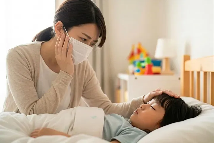 プール熱(咽頭結膜熱)で保育園は何日休む?出席停止期間と登園の目安を小児科医が解説
