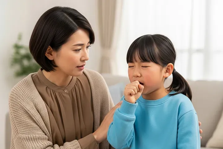 子どもの咳が止まらないとき|夜に出やすい原因と対処法を小児科医が解説
