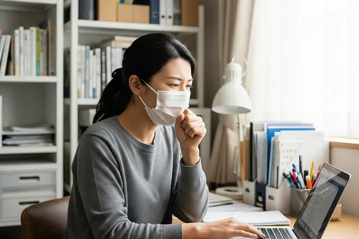 子どもの百日咳で大人は出勤停止？期間と感染力、家庭内対策を小児科医が解説