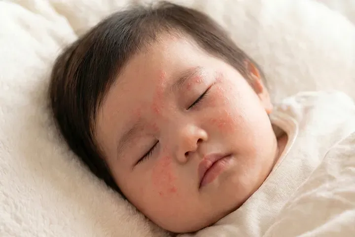 乳児湿疹はいつからいつまで?原因と症状、正しいスキンケアと受診目安を小児科医が解説