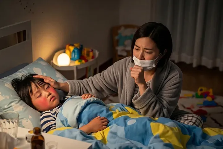 子どもの風邪はなぜ家族にうつりやすい?感染経路と家庭での予防を小児科医が解説