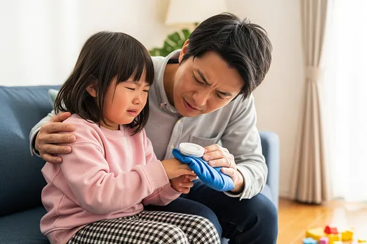 子どもがドアに指を挟んだら?応急処置と事故予防を小児科医が解説