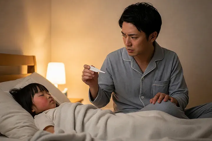 子どもの熱が上がったり下がったりする原因と対処法｜受診目安を小児科医が解説