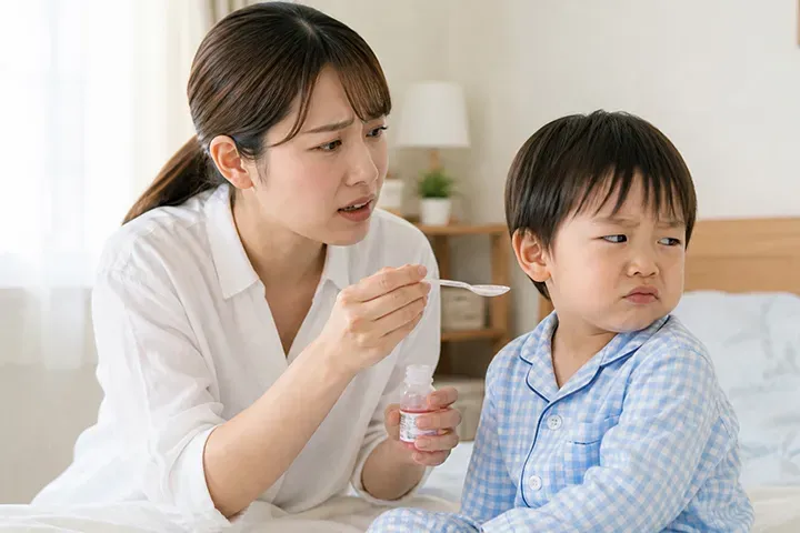 子どもへの薬の飲ませ方｜シロップ・粉薬を上手に飲ませるコツと注意点を小児科医が解説