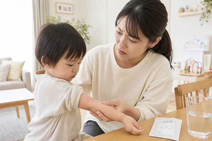 子どもの薬疹｜発疹の症状・原因と対処・治療法を小児科医が解説
