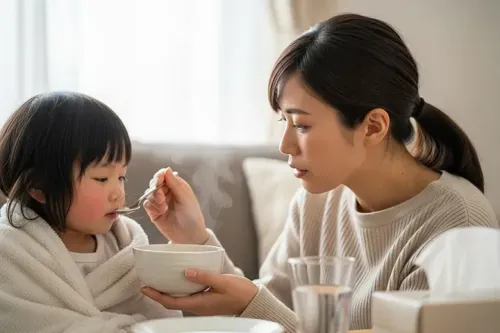 子どもの喉にいい食べ物|風邪や喉の痛みにやさしい食事と栄養のポイント
