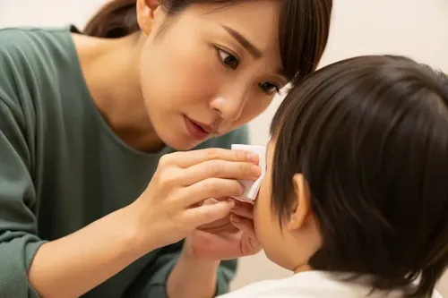 子どもの目やに:原因と家庭ケア、受診の目安を小児科医が解説