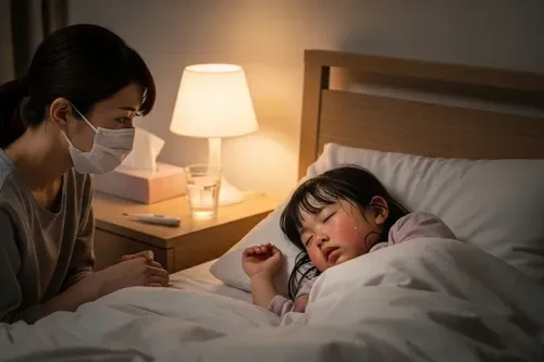 子どものインフルエンザ:高熱はいつ下がる?症状の経過と対処法を小児科医が解説