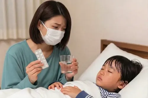 子どもの溶連菌はいつ治る?症状の経過と治療期間、登園の目安を小児科医が解説