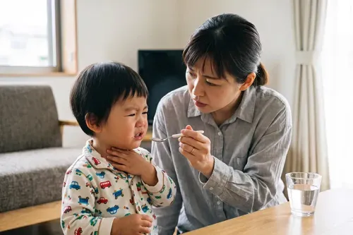 子どものどが痛いときにやってはいけないこと|原因・家庭ケア・受診目安を小児科医が解説