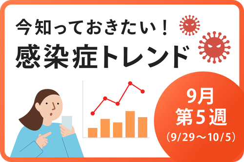 患者数が増加中のインフルエンザに注意。マイコプラズマ肺炎は一部地域で学級閉鎖に